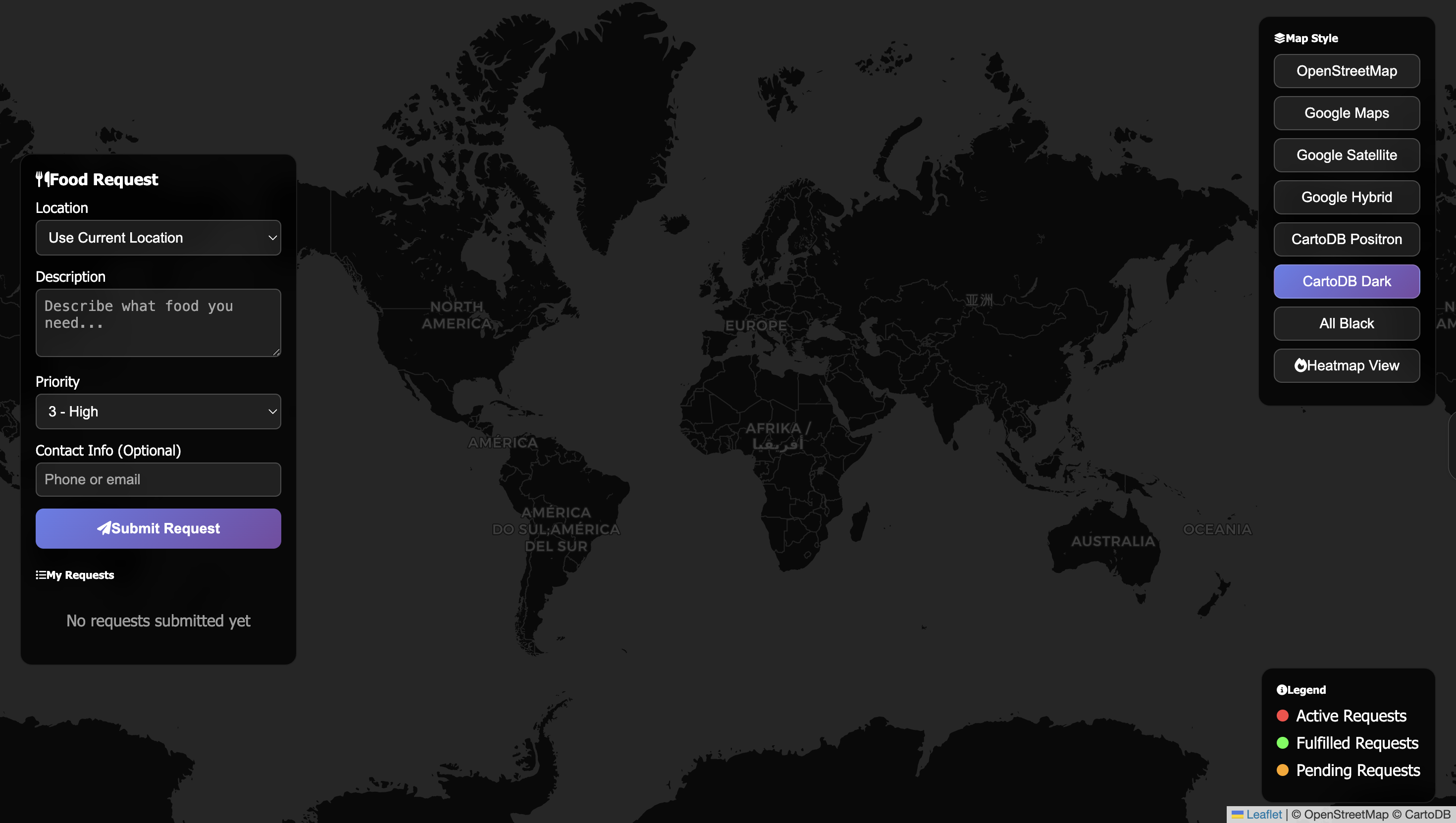 AidMap Disaster Response Platform